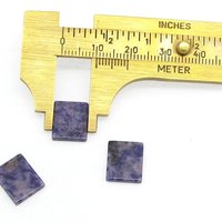 Small Rectangular Sodalite Cabochon 12.25x10.25mm Semiprecious Flat Gemstone