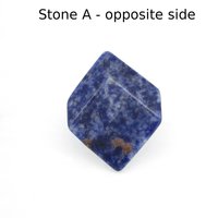 Rhomboid Cabochon, Dark Blue Sodalite 35x26.5mm 32.7ct Semiprecious Gem