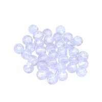 8mm Round Crackle Beads, Translucent Czech Glass Druks, Assorted Colors