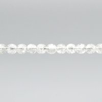 6mm Round Crackle Beads, Translucent Czech Glass Druks, Assorted Colors