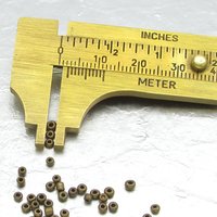 11/0 Seed Beads, Opaque Matte Bronze (25g)