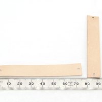 3 Inch Leather Die Cuts for making Loops and Long Dangles (10)