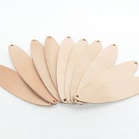 3 Inch Leather Die Cuts for making Loops and Long Dangles (10)