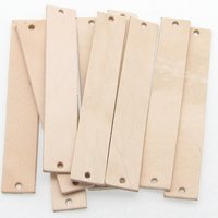 3 Inch Leather Die Cuts for making Loops and Long Dangles (10)