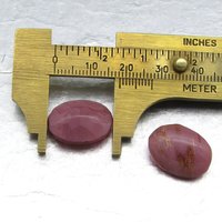 Oval Cab-Top Dentelles, 18.5x13.3mm Vintage Aventurine Glass Stones (2)
