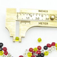 Glass Bead Mixed Lot, Flat Ovals and Seed Beads