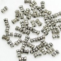 Silver Plated Spacers and Charms, 88pc Mixed Lot