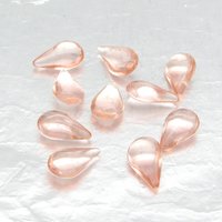 Vintage 12.8x7.8mm Teardrop Point Back Stones (10)