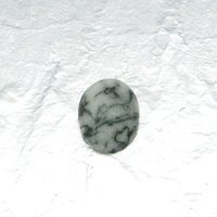 Oval Moss Agate Cabochon, 16x12mm