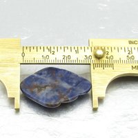Sodalite Cabochon Art Deco Shield