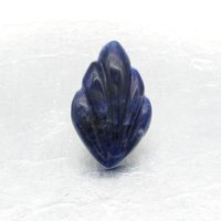 Sodalite Cabochon Art Deco Shield