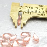 Vintage 12.8x7.8mm Teardrop Point Back Stones (10)