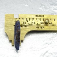 Sodalite Cabochon Art Deco Shield