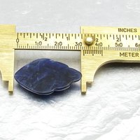 Sodalite Cabochon Art Deco Shield