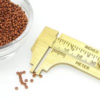 11/0 Seed Beads Matte Copper Metallic Czech Glass