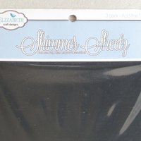 Embossable Mylar Sheets, 12" x 5" 3-Pack Shimmer Sheetz for Papercraft Embellishments