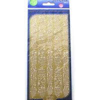 Grape Cluster Outline Stickers, Gold and Silver Metallic Set of 2 Starform 1067