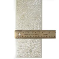 Christmas Doll Outline Stickers 9" x 4" Peel-Off Sheets, Set of 3