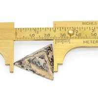 Leopardskin Jasper Tetrahedral Gemstone Cabochon