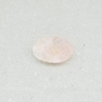 Rose Quartz Oval Cabochon, Vintage Art Deco Carved Gemstone