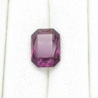 18x13.5mm Octagonal Rhinestone, Vintage Unfoiled Glass Stone (1)