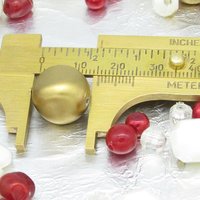 Red and White Bead Mix, Vintage Salvaged Plastic Jewelry Components  