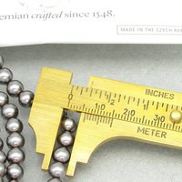 Preciosa Crystal 6mm 8mm Round Dark Gray Nacre Pearls (25)