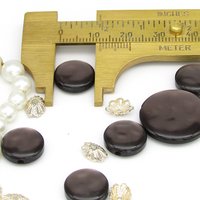 Salvaged Bead Lot, Vintage Faux Pearls and Bead Caps