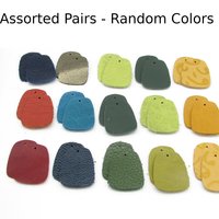 1.125 Inch Small Trapezoid Pendants, Upcycled Leather Die Cuts (10)