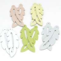 2" Feather Die Cuts, Top Grain Leather Precut Blanks (10)