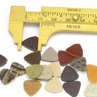 12mm Rounded Triangle Die Cuts, Upcycled Leather Stud Shapes