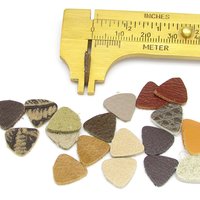 12mm Rounded Triangle Die Cuts, Upcycled Leather Stud Shapes
