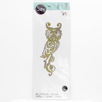 Regal Owl Cutting Die, NIP Sizzix Thinlits 660098 for Manual Embossing