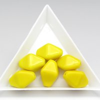 18x15mm Bicone Beads, Vintage Czech Pressed Glass