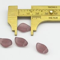 Vintage Glass Leaf Beads
