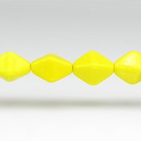 18x15mm Bicone Beads, Vintage Czech Pressed Glass