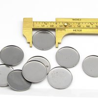 25mm Round Setting, Raw Steel Bezel