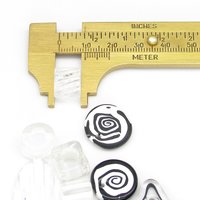 Monochrome Furnace Cane Bead Mix