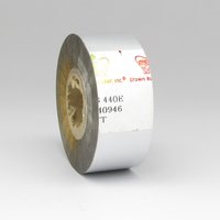 Vintage 1" Metallic Silver Embossing Foil Roll, 600 Feet