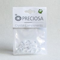 Vintage Crystal 8mm Faceted Bicone Beads