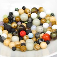 Czech Pressed Glass Bead Mix, 1oz Assorted Small Spacers