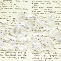 Clear Glass Bead Mix, Vintage Czech Pressed Glass