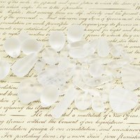Clear Glass Bead Mix, Vintage Czech Pressed Glass
