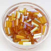 10x4mm Atlas Beads, Vintage Czech Glass Pentagonal Barrels, 10mm Fluted Tubes (100)
