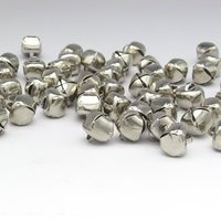 1/2” Jingle Bells, 13mm Round Steel Christmas Embellishments