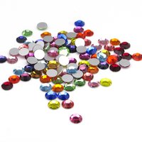 Rhinestone Flat Back Mix 30ss Machine Cut Non-Hotfix Preciosa Crystal VIVA12 Chaton Roses, 100pc