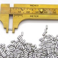 Size 2 Bugle Beads, Matte Aluminum Silver Czech Glass, 4.5mm Tiny Tubes