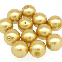 16mm Czech Glass Faux Pearls, Large Round Spacers, Choice of Color