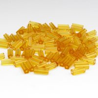 10x4mm Atlas Beads, Vintage Czech Glass Pentagonal Barrels, 10mm Fluted Tubes (100)