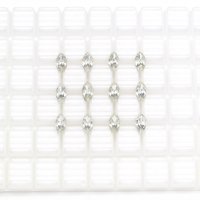 Rhinestone Navettes, 10x5mm 8x4mm Tin Table Cut Marquise